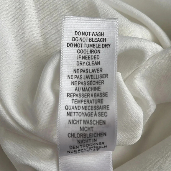 AIDAN NWOT White Ruffle Cutout Dress, Size 8 - Picture 11 of 13